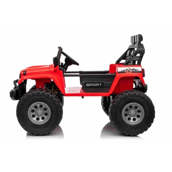 Auto na akumulator Extreme Sport 4x4 Zmienna Wielkość Czerwony SX2539.CR